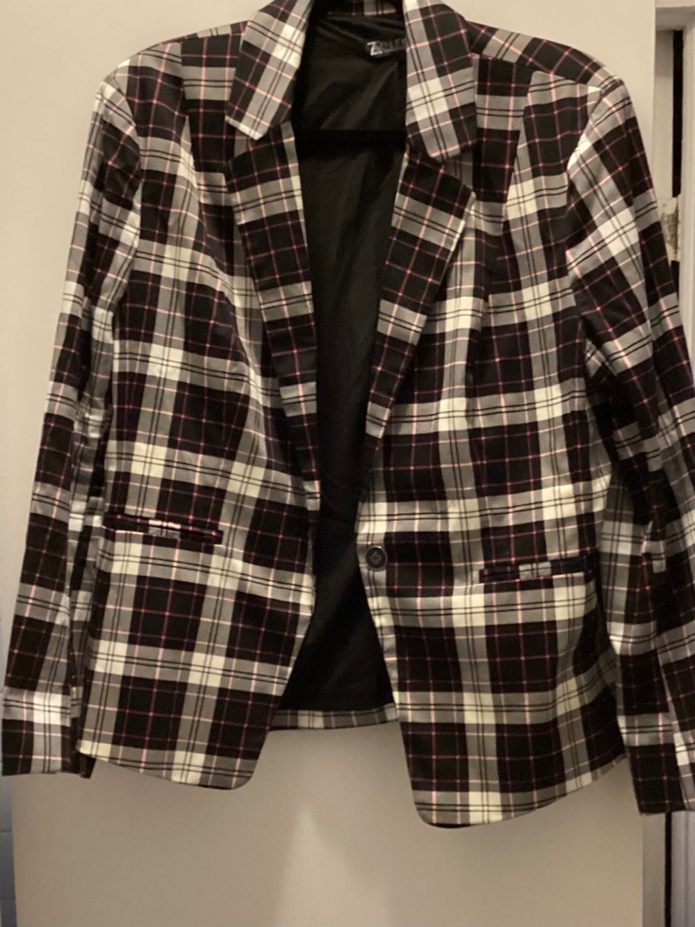 7th Avenue/NY&Co plaid blazer. NWOT Size 16